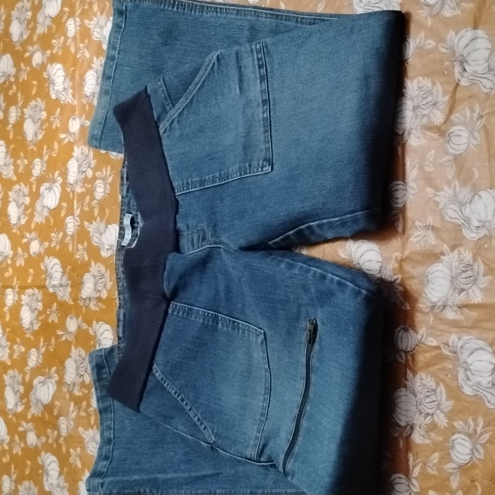 Bootcut Straight Wide Leg Old Navy Maternity Size Medium Denim Jeans